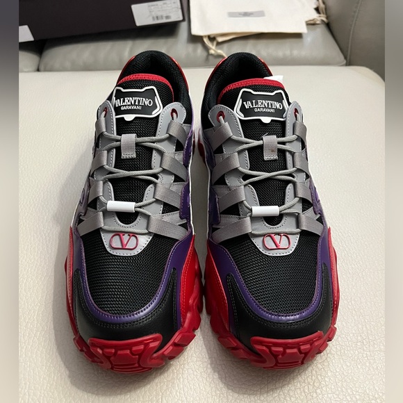 NWB - Valentino Garavani Climber Mesh Men’s Sneaker-Made in Italy-EU 42.5/US 9.5 - Picture 2 of 12